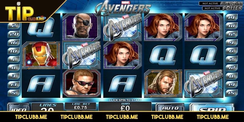 Thông tin về Slot game Avengers TIPCLUB